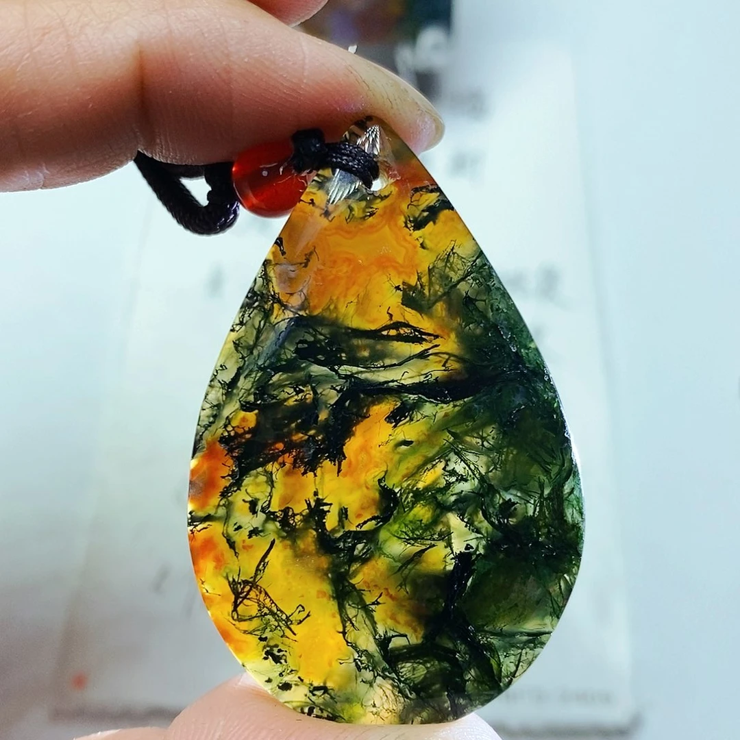 玛瑙/玉髓颈饰未镶嵌深*啡
