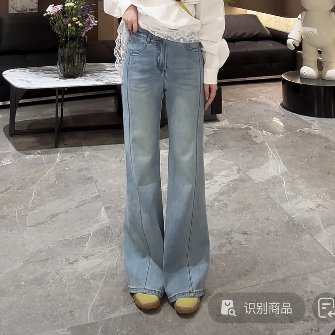 宿慕SUMU 女款休闲牛仔裤 3-21春季2025新款时尚百搭牛仔裤M000OE