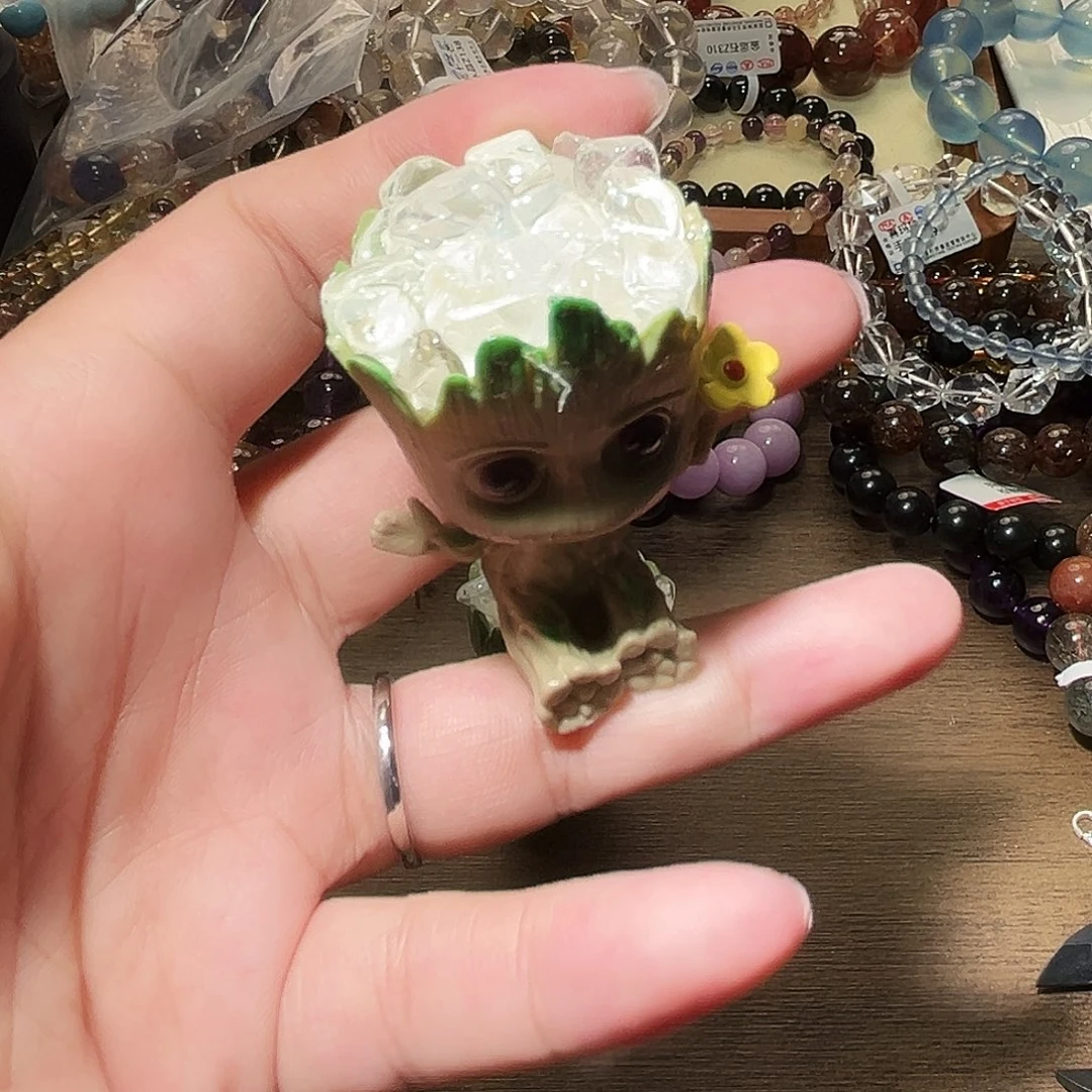 水晶手链未镶嵌格鲁特摆件
