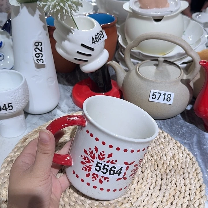 瓷片微瑕陶瓷满15包邮5564