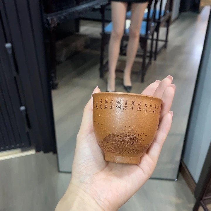 茶壶紫砂全手工打造