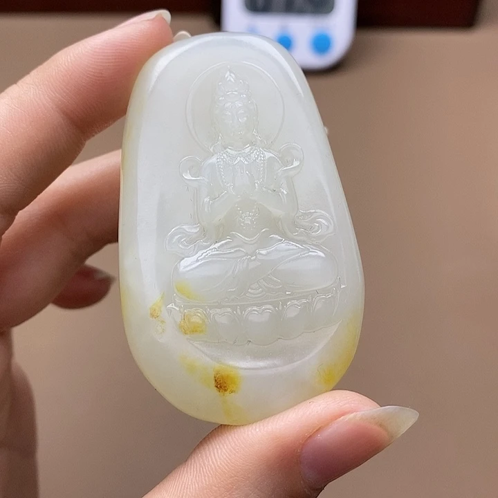 和田玉挂件未镶嵌F