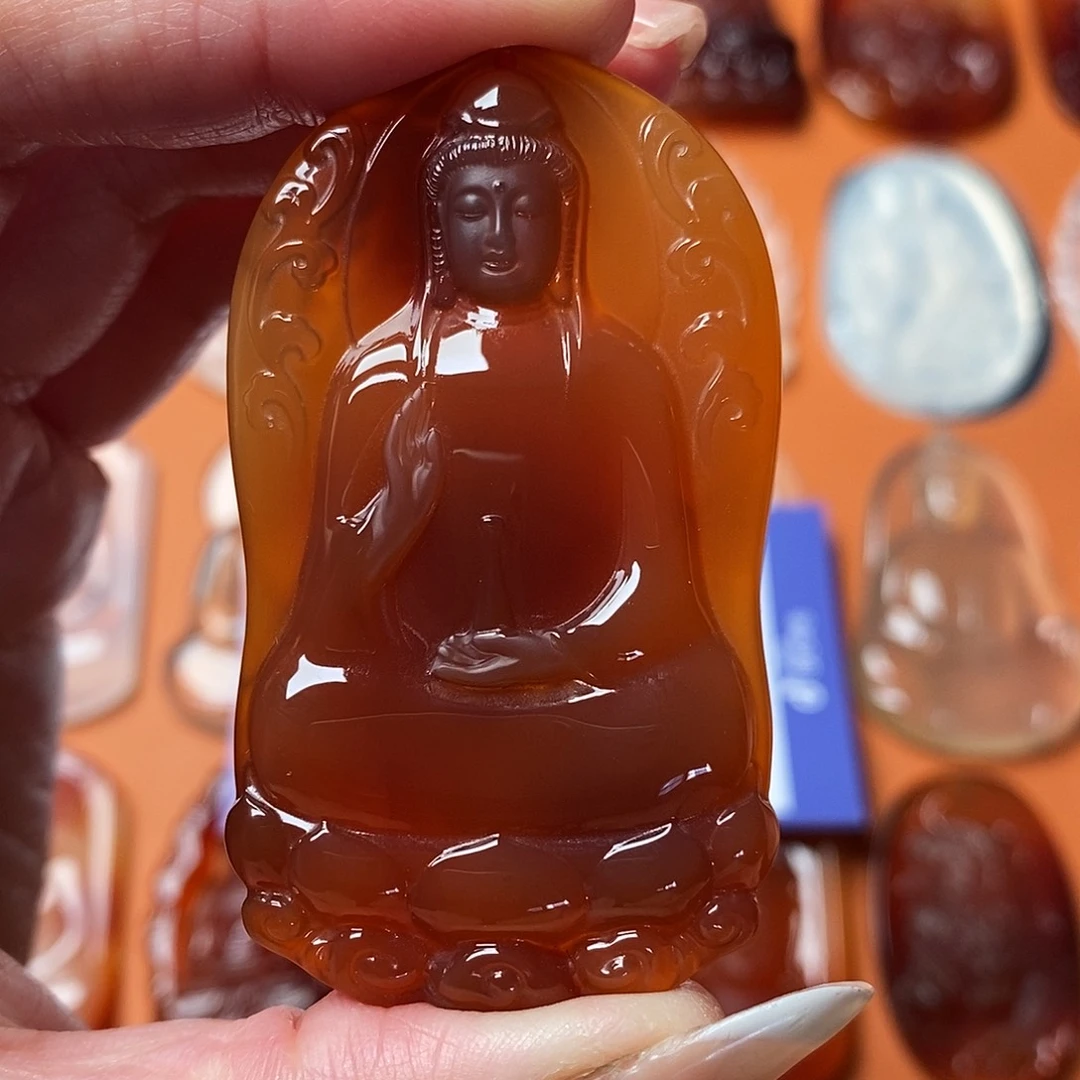 缘***玛瑙/玉髓未镶嵌颈饰
