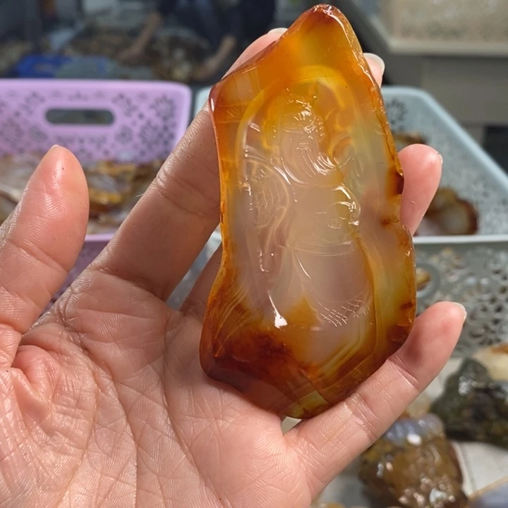 玛瑙/玉髓吊坠(不含链)未镶嵌