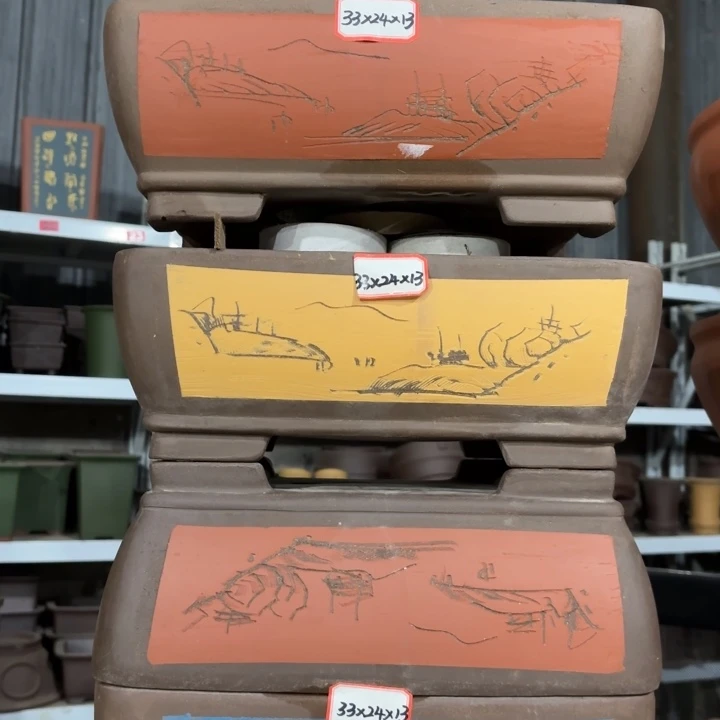 花盆紫砂100-4。