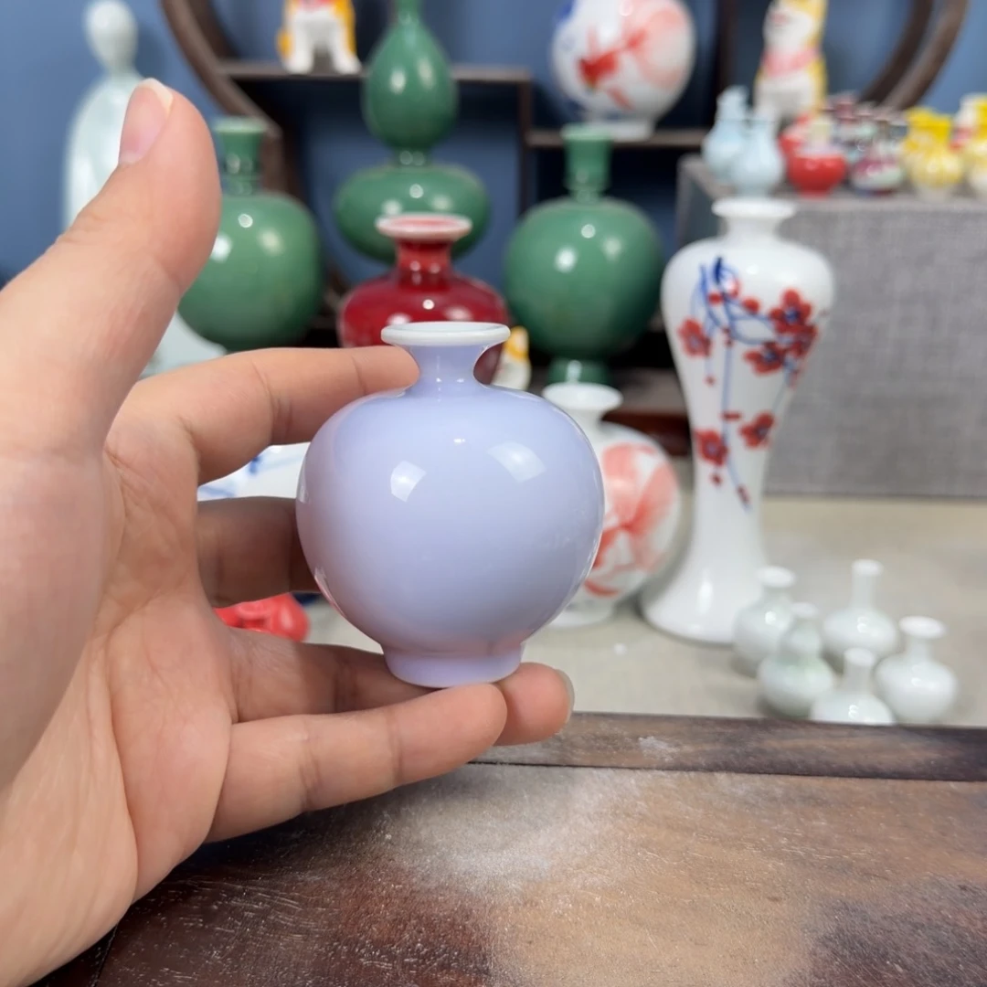 陶瓷手工小花器摆件