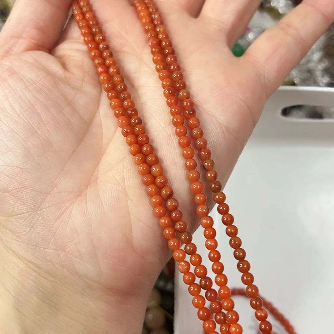 玛瑙/玉髓未镶嵌珠宝半成品，卡3➕南红多圈