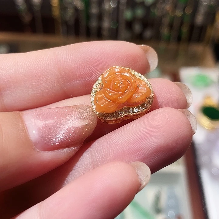 翡翠银S925镶嵌颈饰