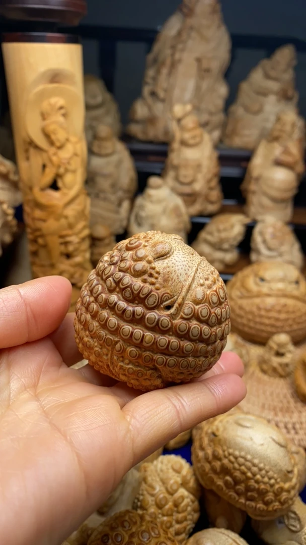 纯手工制作悟道竹根雕