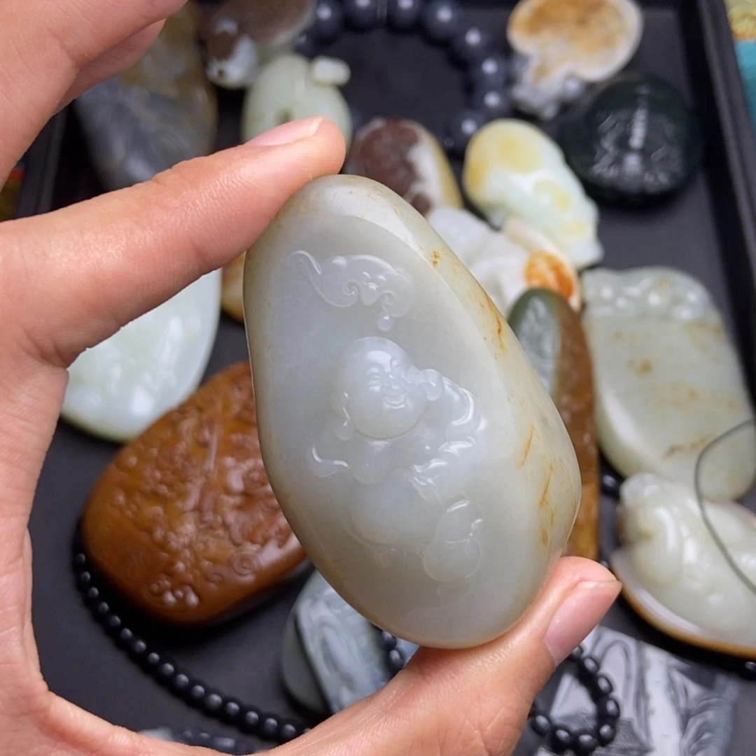 盐***水颈饰未镶嵌和田玉