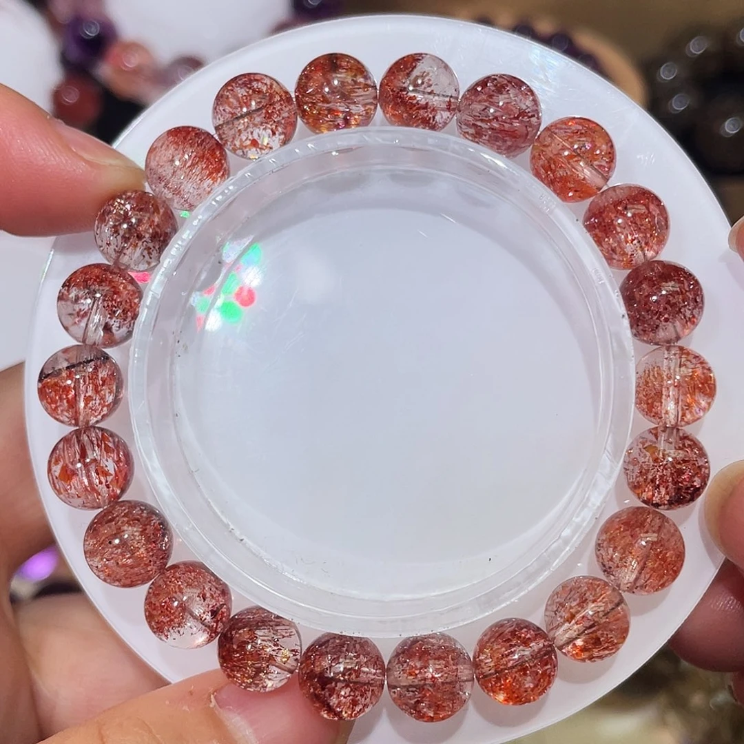 水晶手链未镶嵌芬达金草莓9