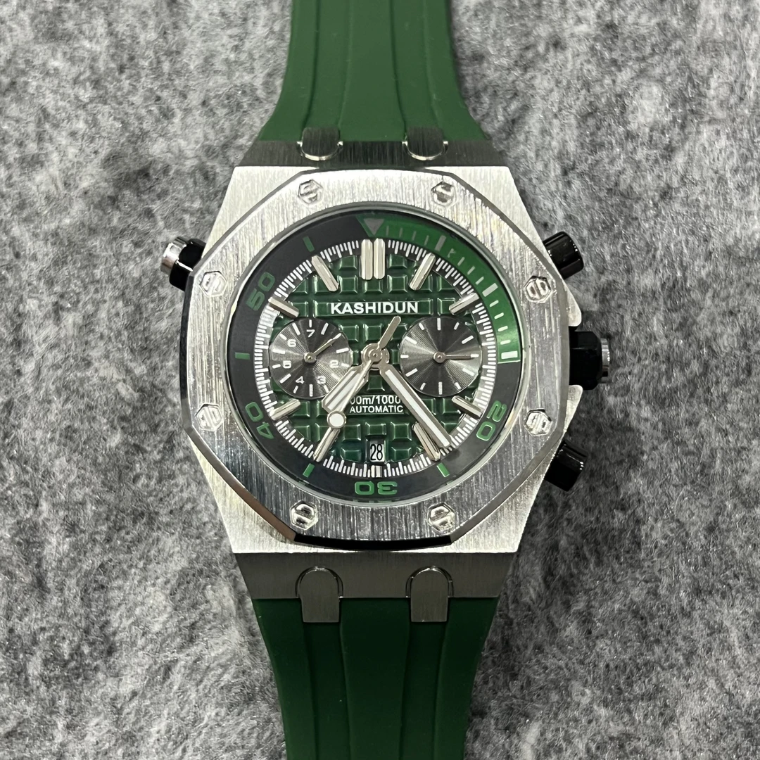 HK卡诗顿五针皇家X树「撤柜捡漏自动机械精钢男表高配皇家多功能帅