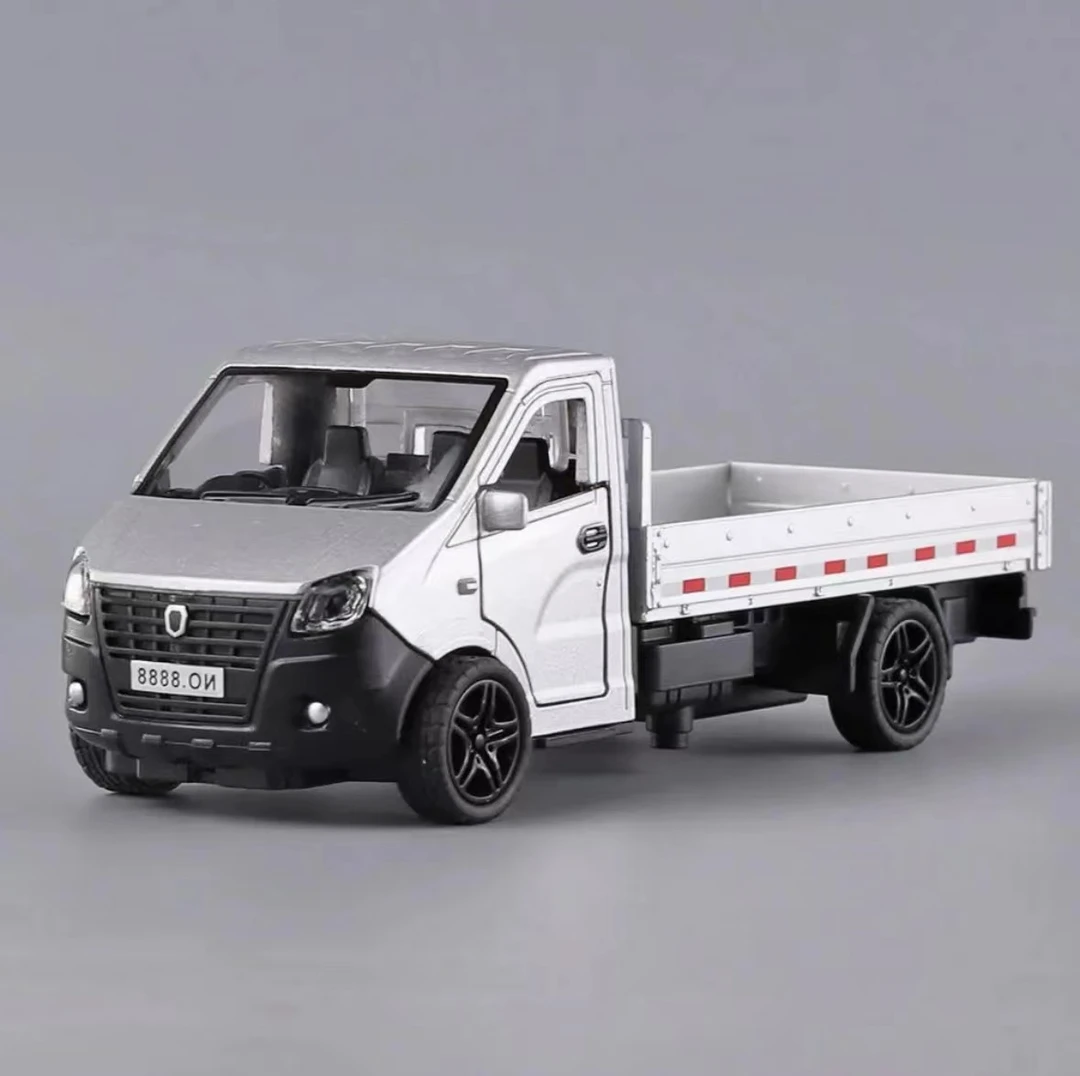 合金声光五菱货车回力模型车 车头合金