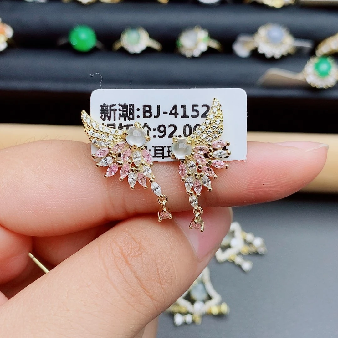 橘***子翡翠戒指银S925镶嵌11111