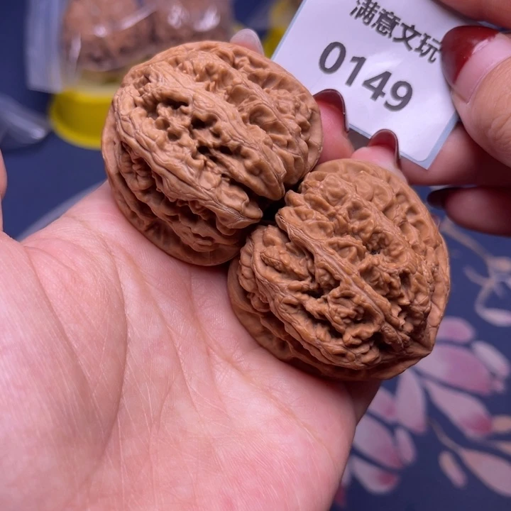 文玩核桃把件粗筋44.0149