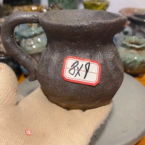 粗陶花盆手工花盆制作