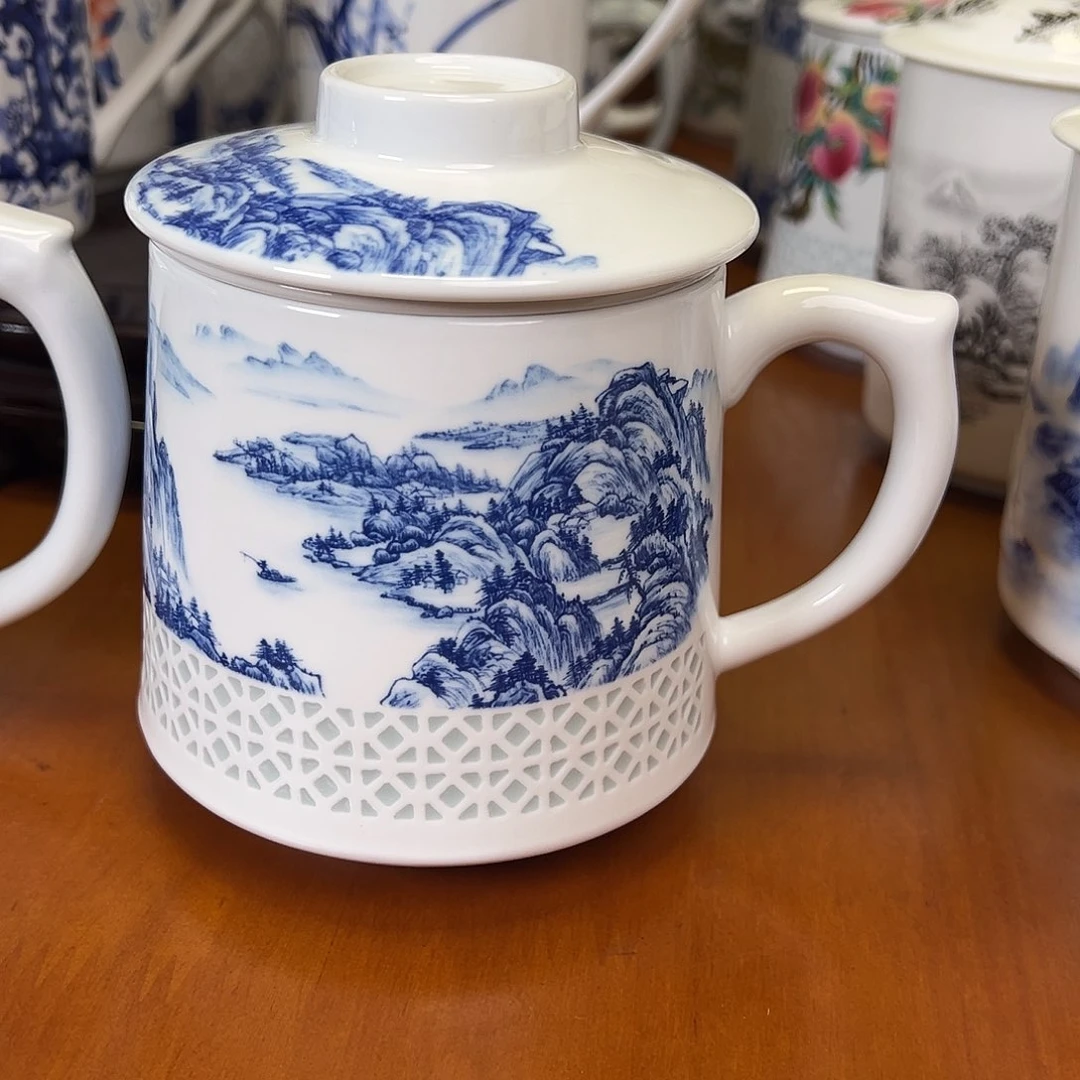 振**盘景德镇陶瓷高温办公杯