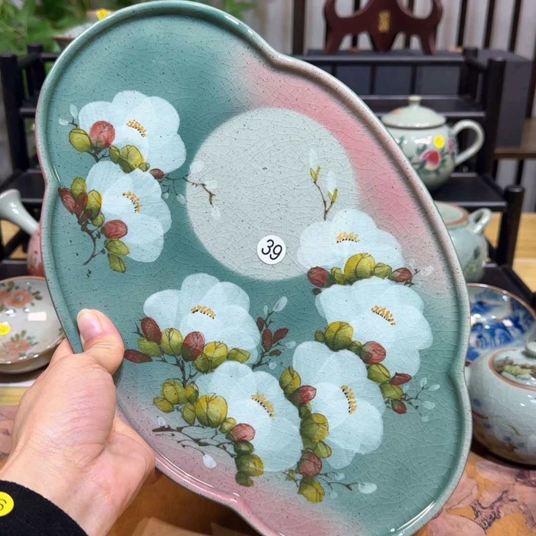 咖***迪景德镇陶瓷手绘茶具