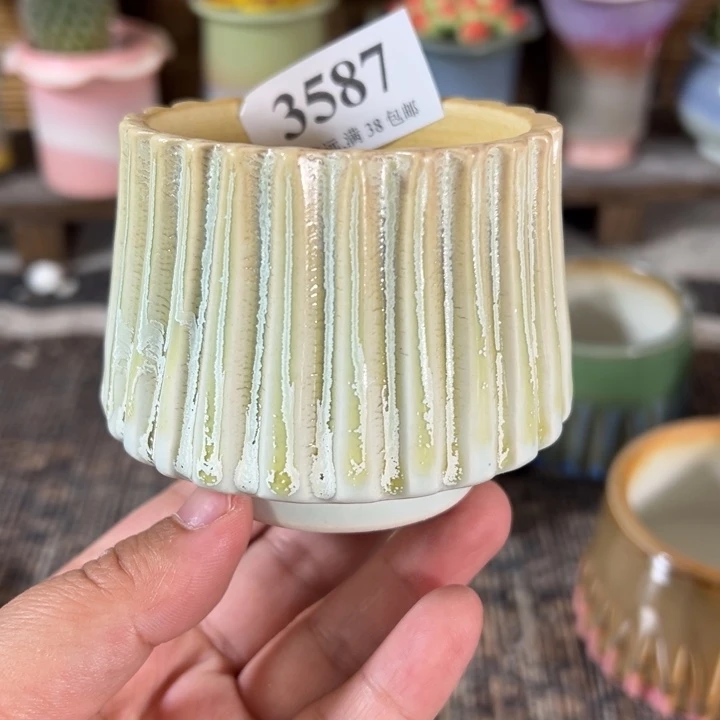 口6 手工花盆满30包邮