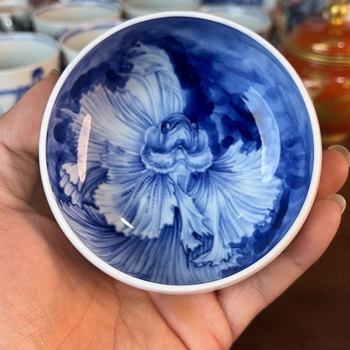 瓷片景德镇全手工手绘陶瓷