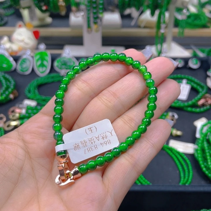 翡翠未镶嵌手链手链5