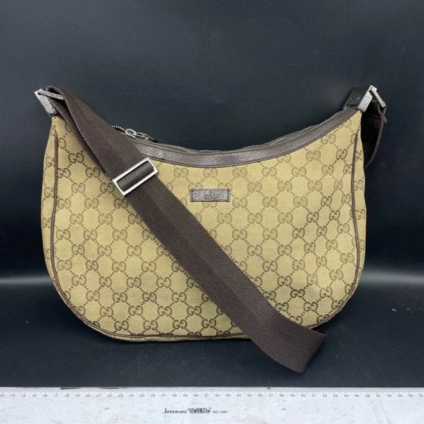 95新 GUCCI/古驰 涛派 月亮斜挎包/14007