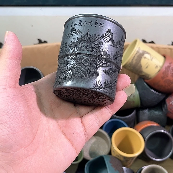 茶杯紫砂全手工紫砂主人杯