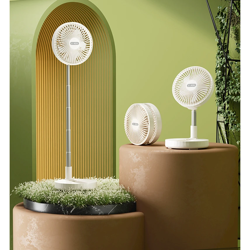 DS无线折叠伸缩静音风扇 三种模式