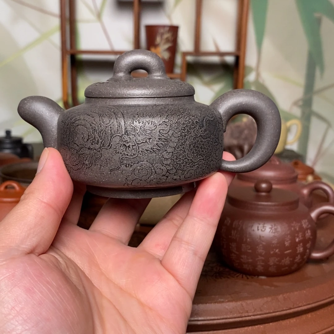 茶壶紫砂天青道洪风格160cc