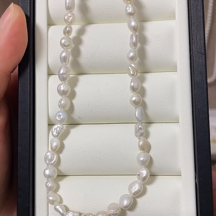 合金耳钉淡水珍珠