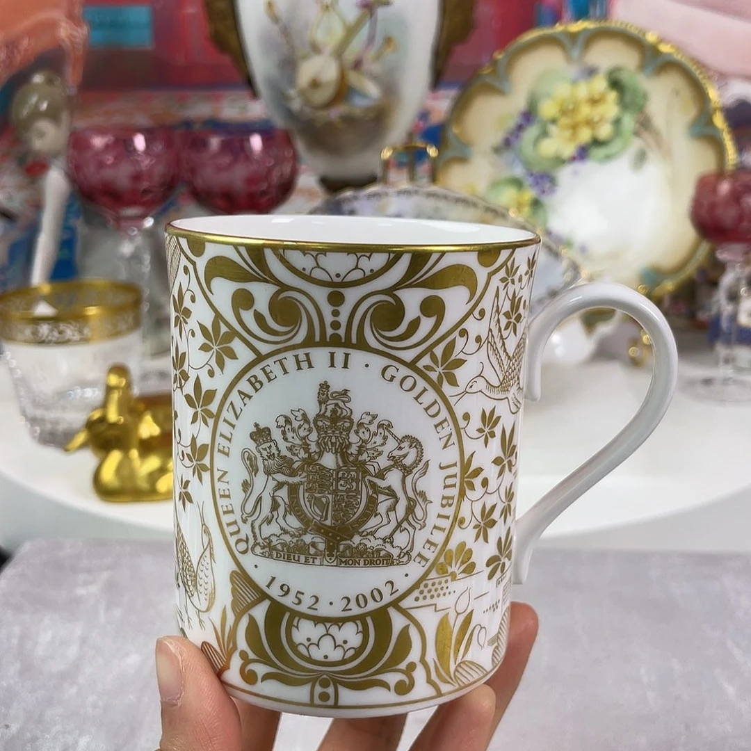 瓷片瓷器欧瓷咖啡杯水晶杯