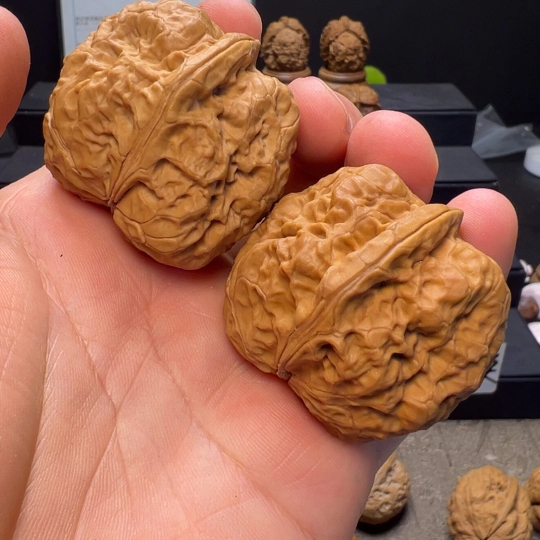 吊坠文玩核桃孟姜石43mm