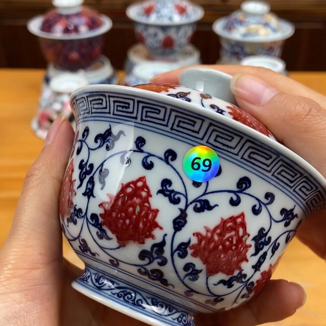 手绘现代茶具非古董