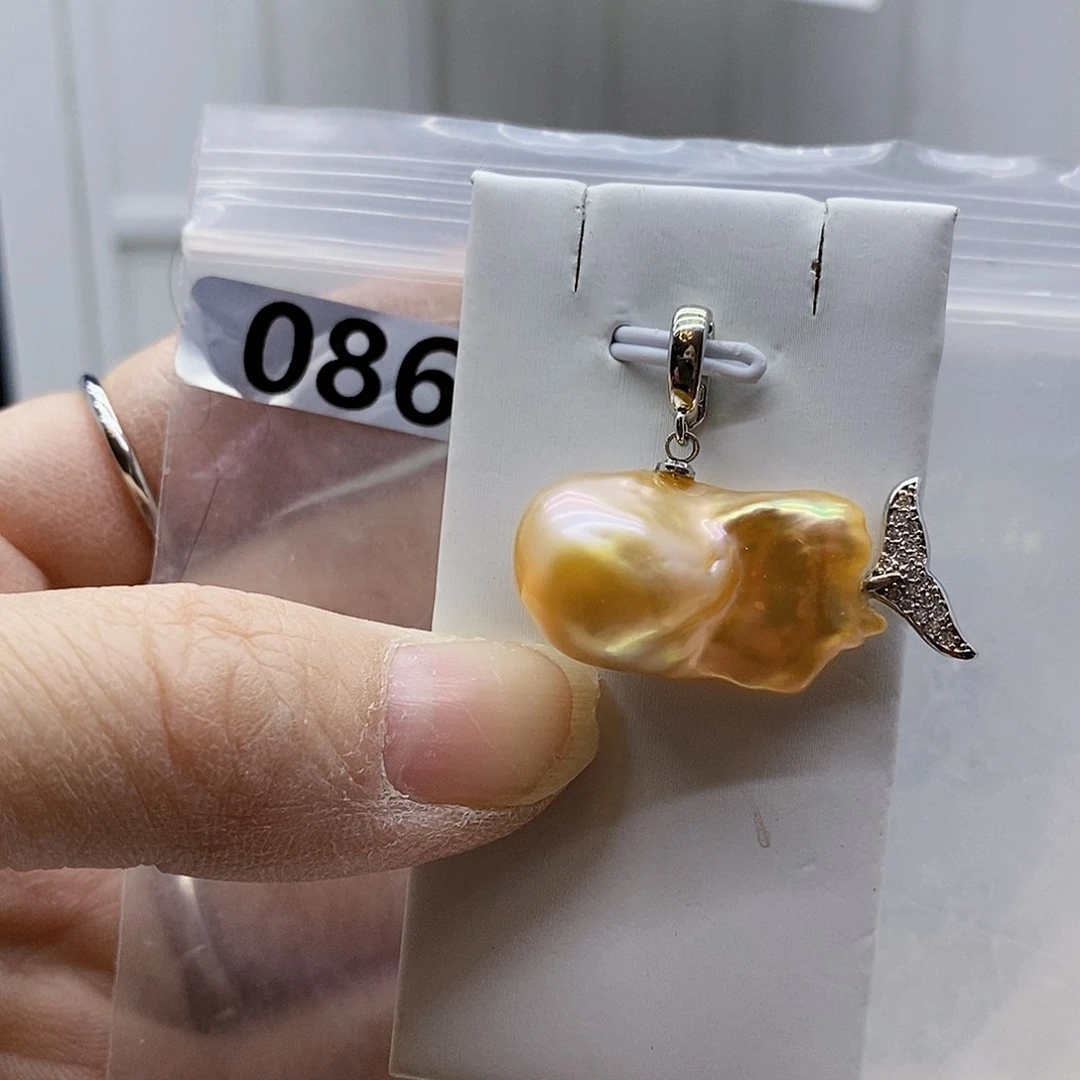 颈饰合金淡水珍珠