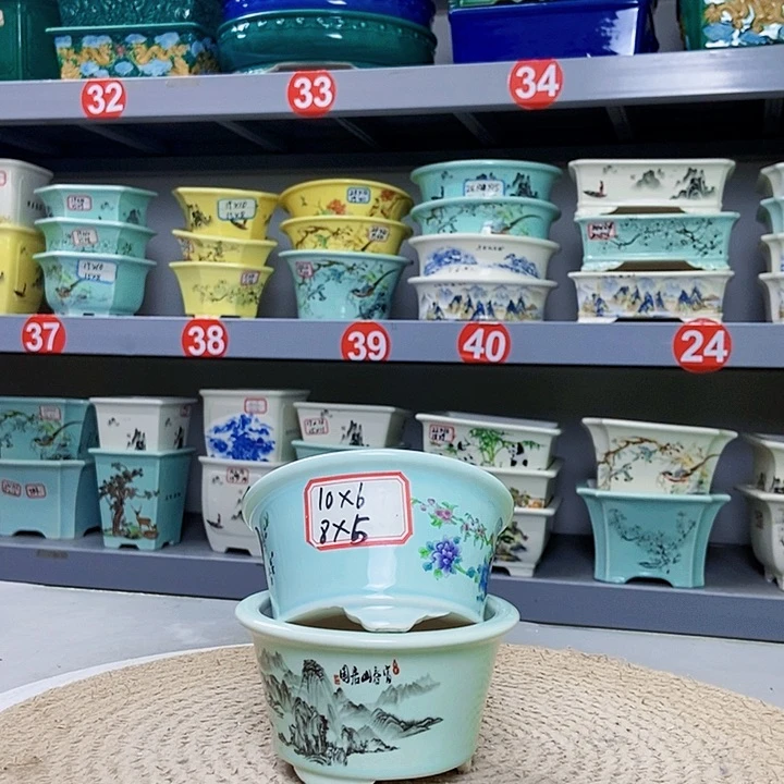 紫砂花瓶紫砂花盆