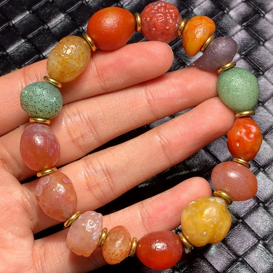 未镶嵌玛瑙/玉髓珠宝半成品