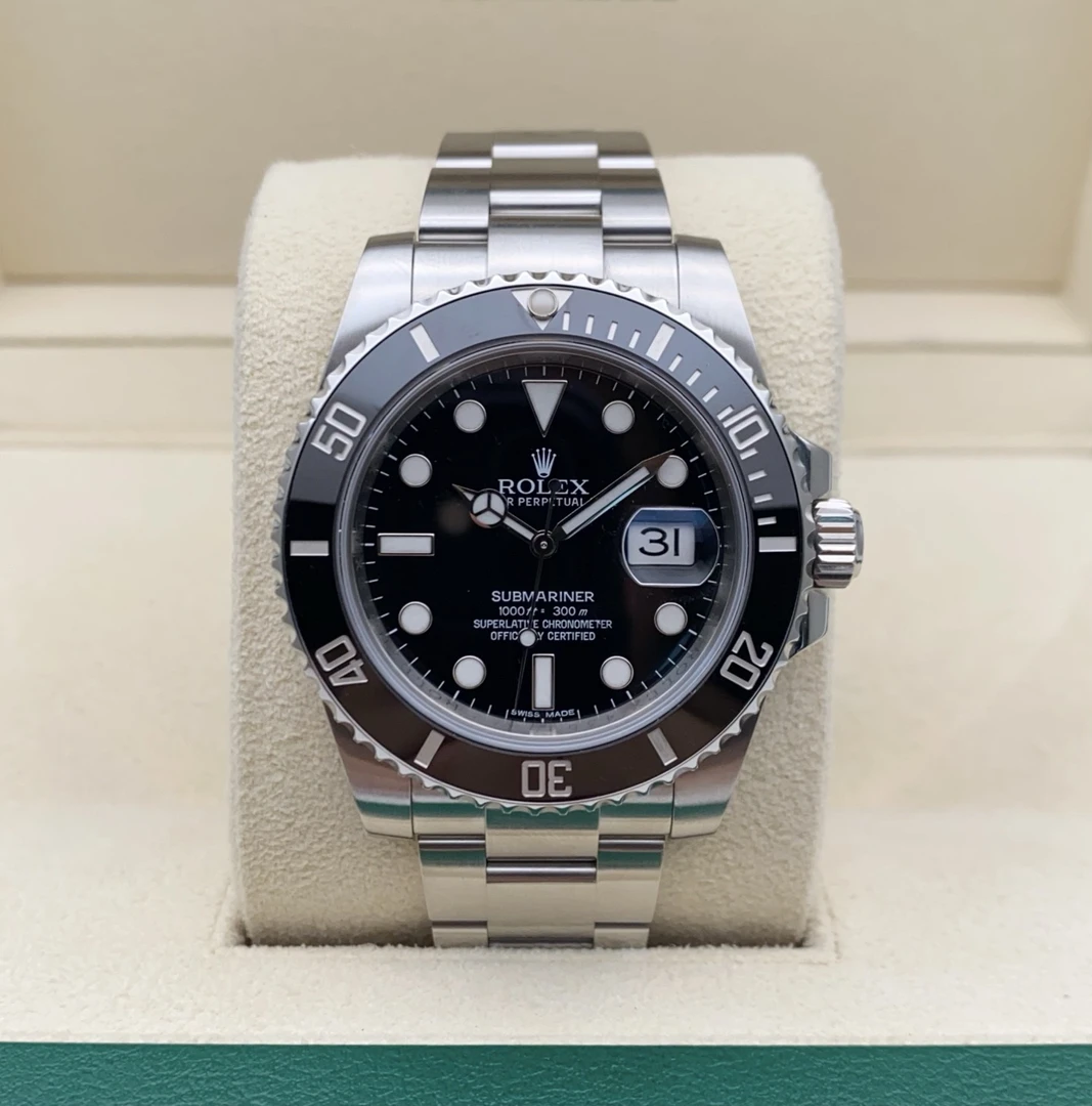 99新 Rolex/劳力士 潜航者116610黑水鬼40表径精钢男款