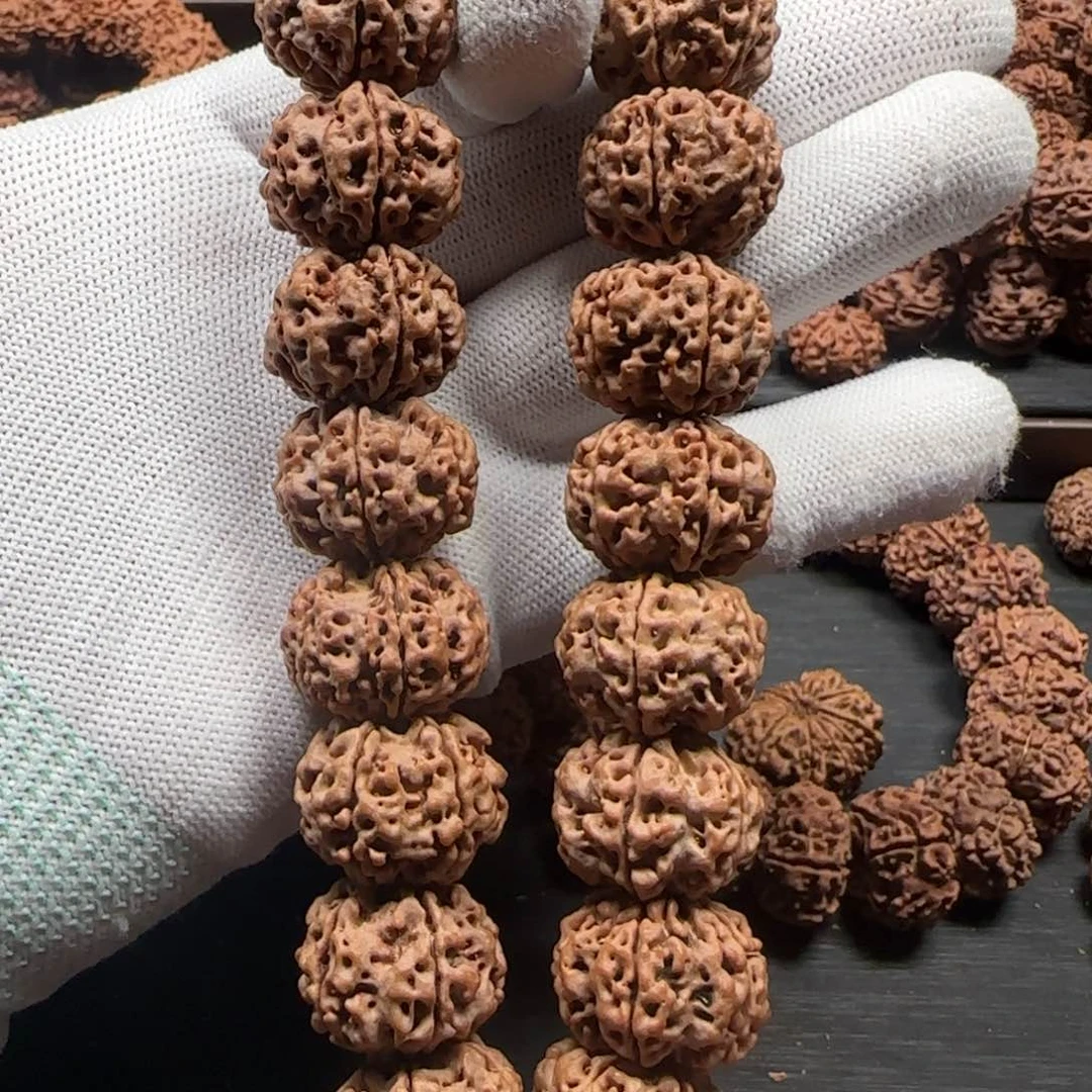 金刚菩提手串过*好22mm飞碟梅花