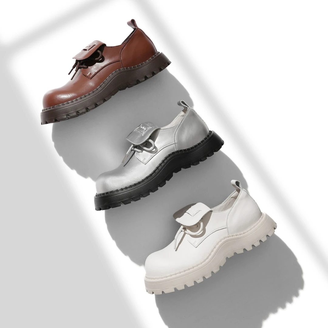 2025春款上新原创首发真皮单鞋敲软敲舒适防滑软底轻便女单鞋5L23