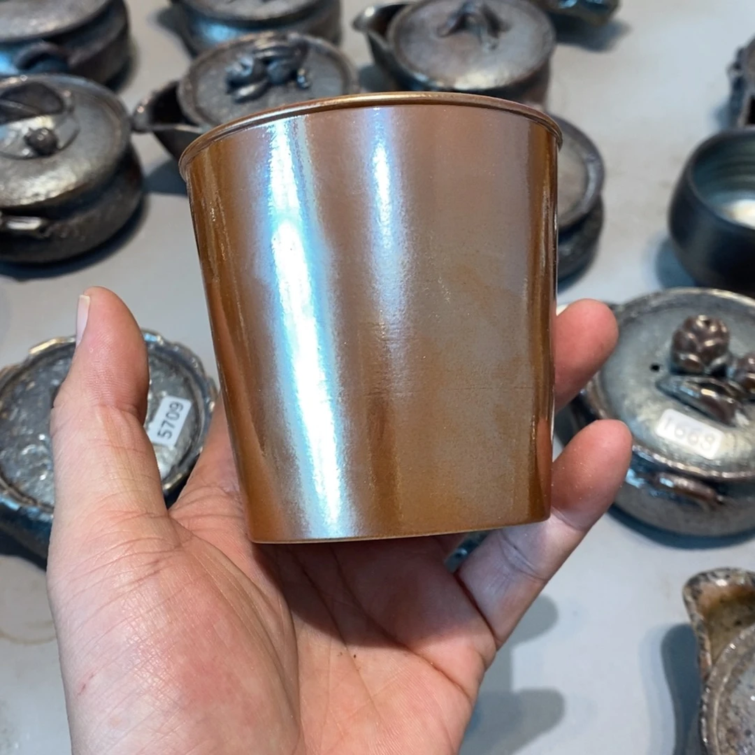 柴烧茶具陶瓷杯子