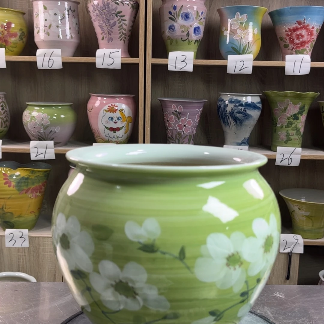 景德镇陶瓷花盆花盆