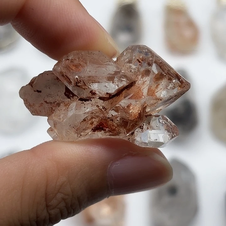 颈饰未镶嵌水晶巴基斯坦红泥闪灵钻38mm+