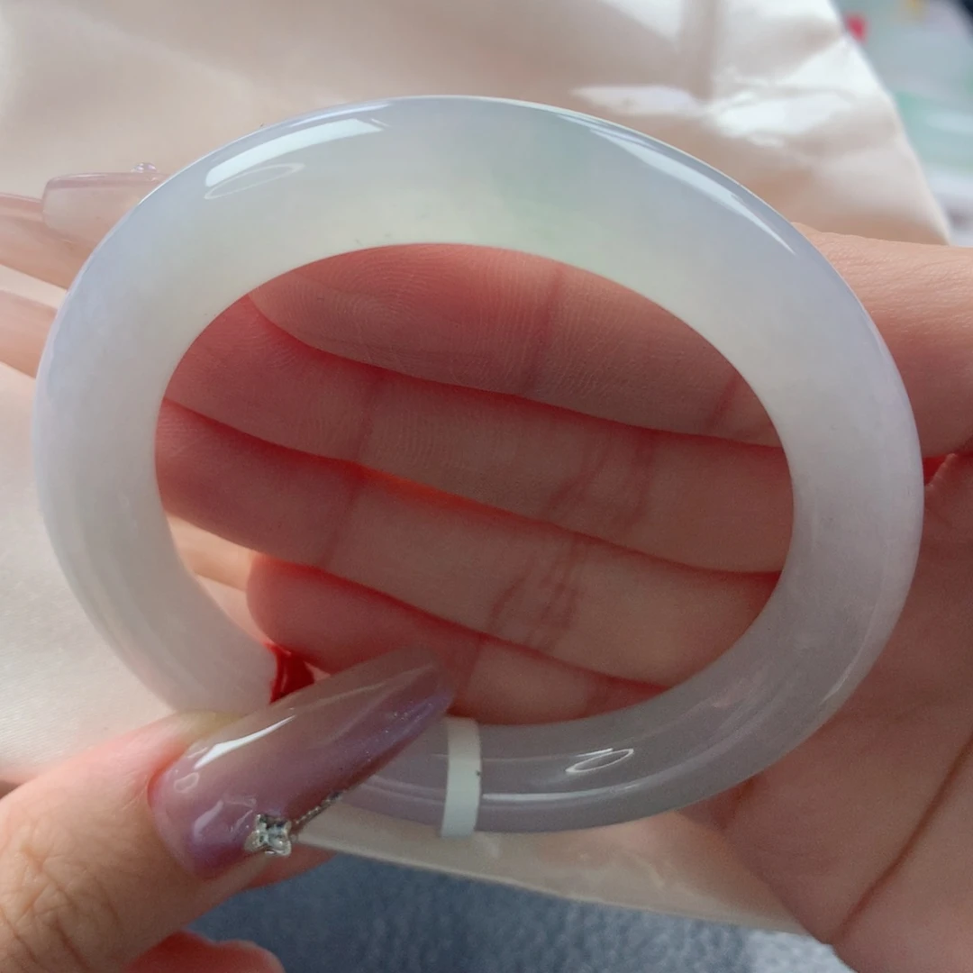 未镶嵌手镯翡翠缅甸天然翡翠A货52.9