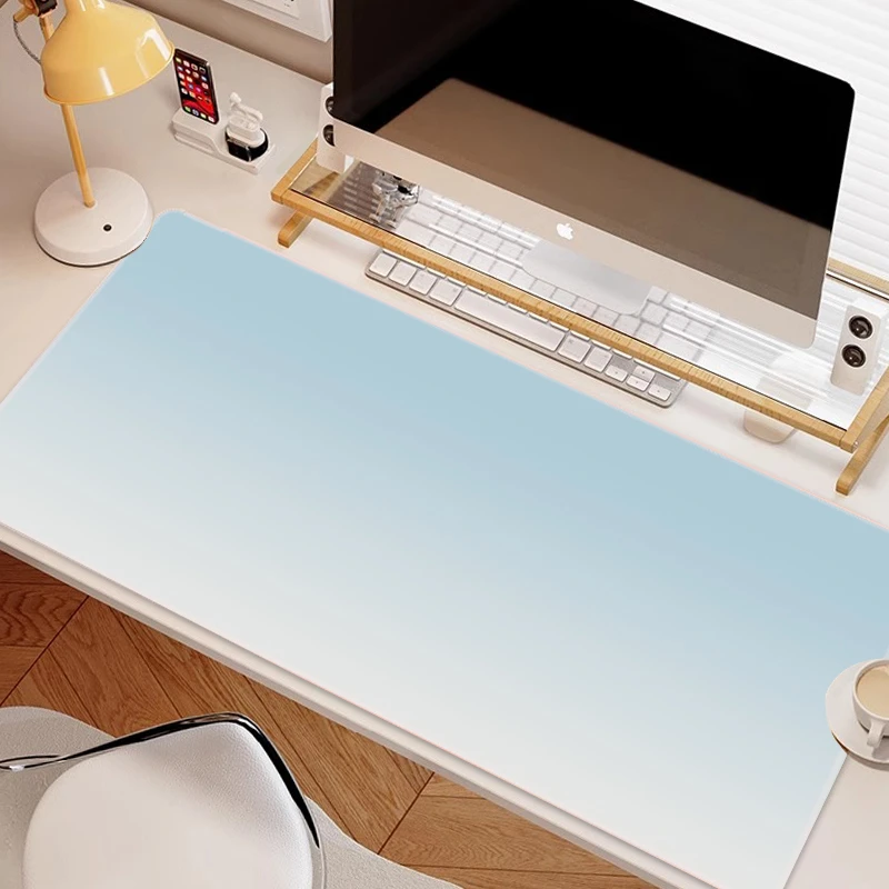 ins风纯色鼠标垫超大女生高颜值家用桌面垫办公室工位垫宿舍桌垫