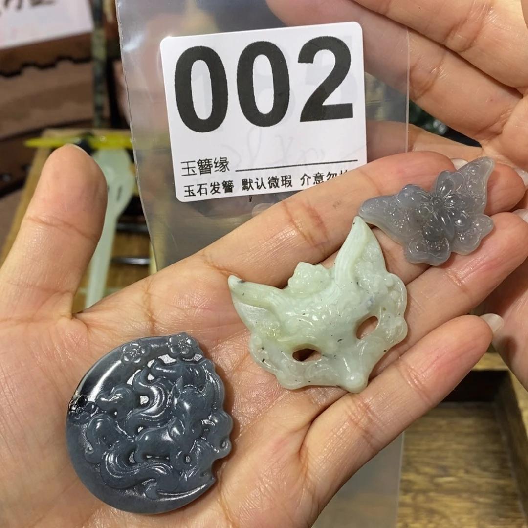 蛇纹石玉发饰未镶嵌绾**?