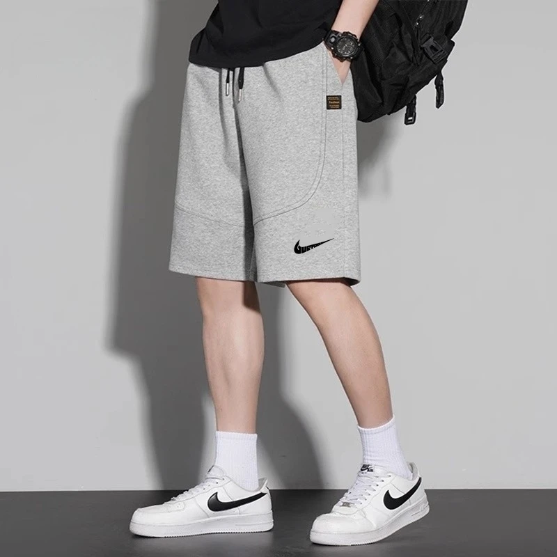 【三折专区】奥莱清仓丨运动短裤男款纯棉潮牌外穿休闲宽松五分裤子