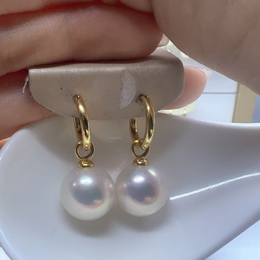 未镶嵌淡水珍珠耳饰