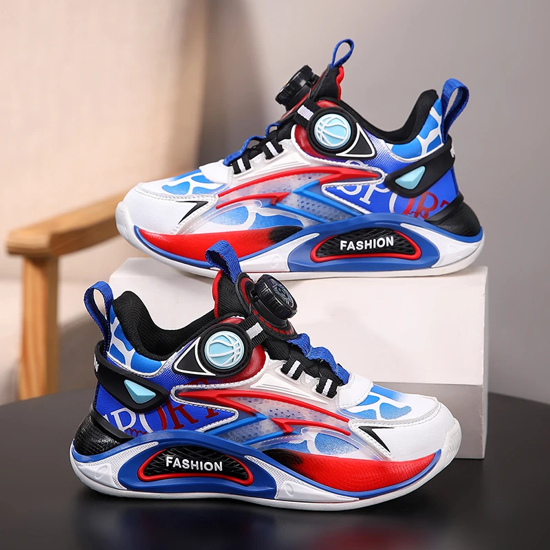 男童运动鞋2025春季新款儿童篮球鞋潮流中大童休闲鞋学生老爹潮鞋