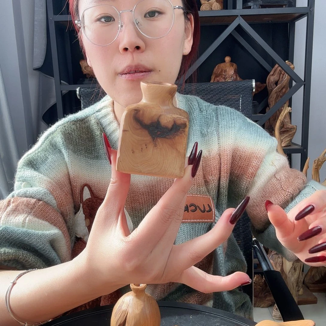 柏木（崖柏）崖柏手把件