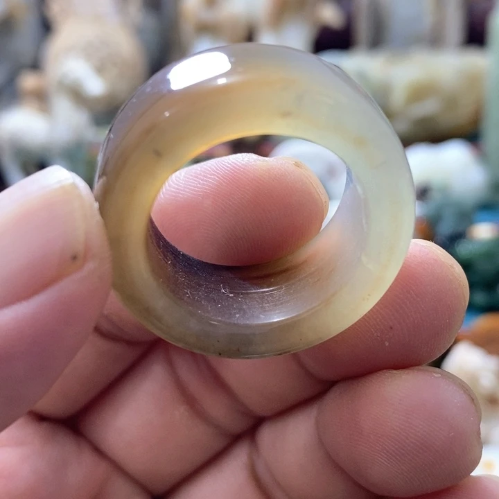 和田玉（糖玉）9K金镶嵌手链